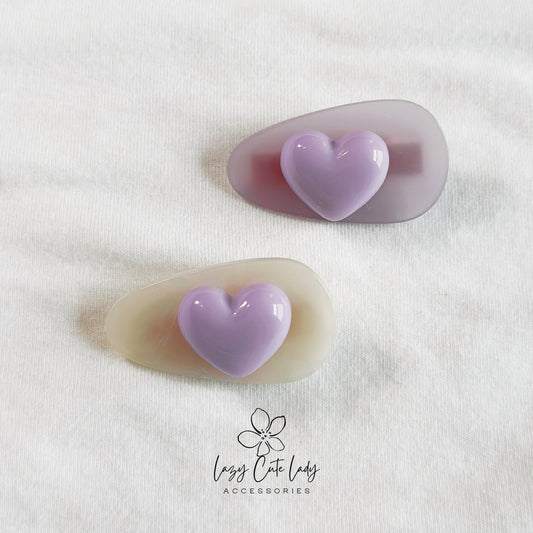 Elegant Heart Hair Clip