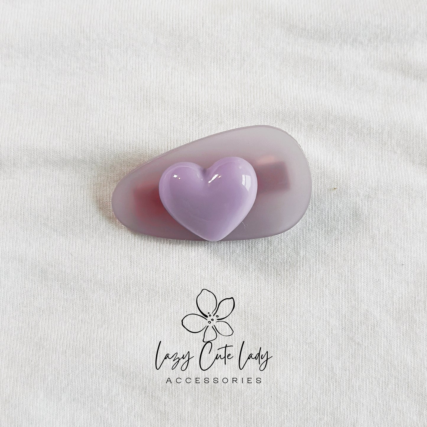 Elegant Heart Hair Clip