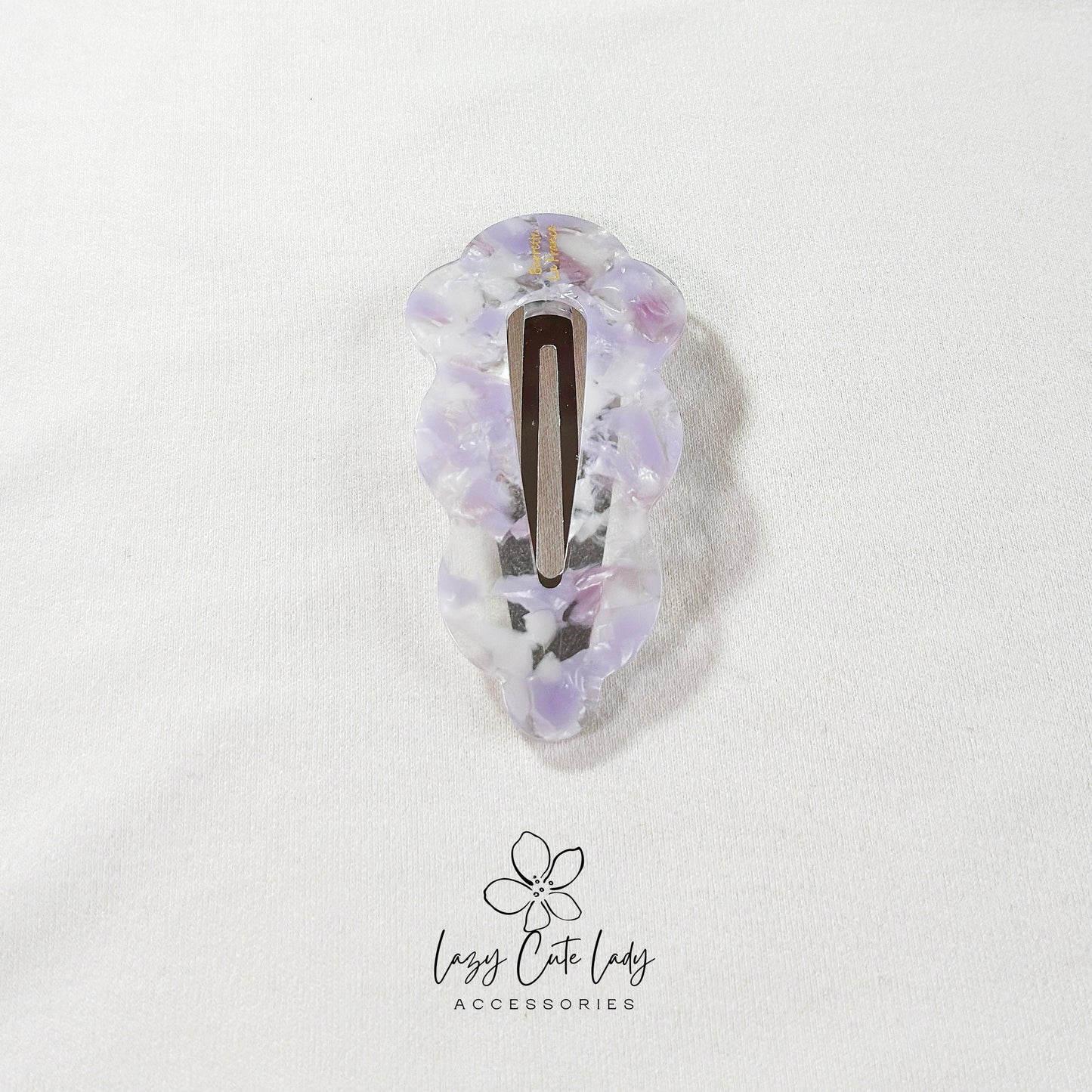 Large Wavy Edge Hair Clip