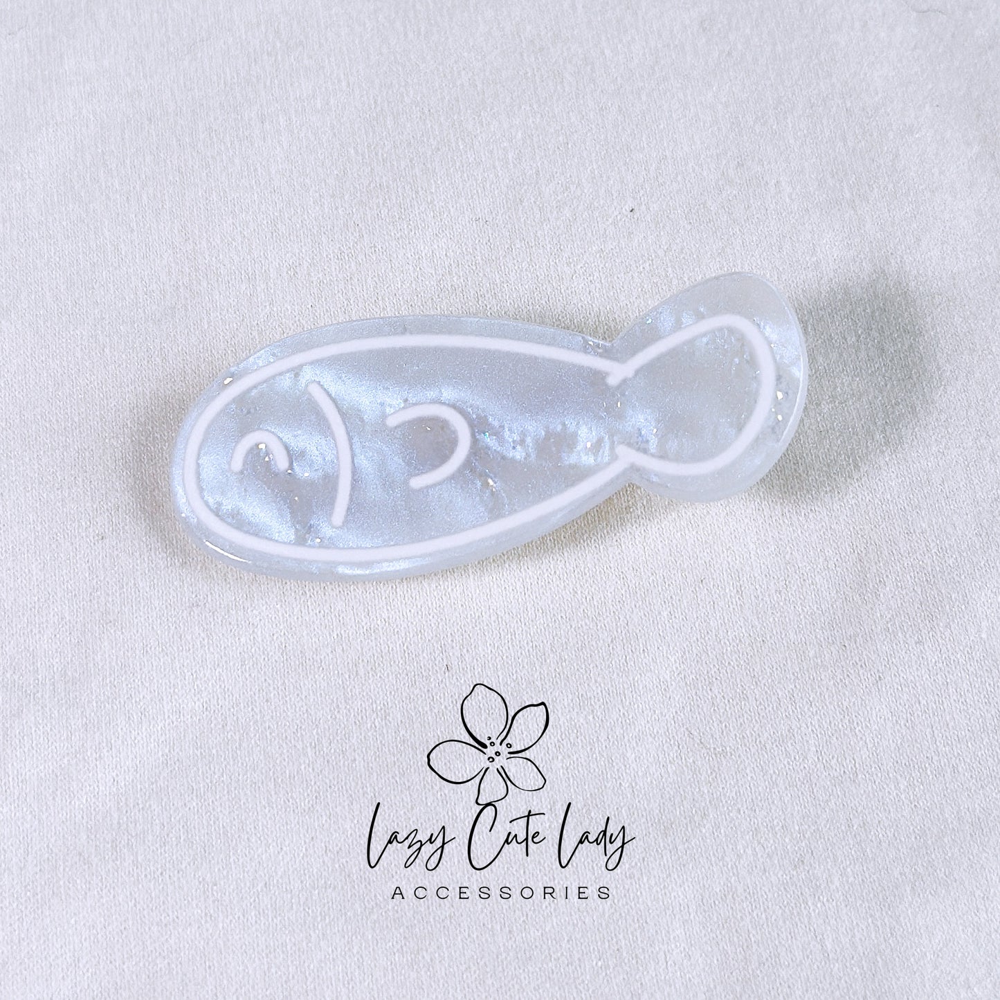 Whimsical Sea Charm Hair Clip - Hair accessory - fish hair clip