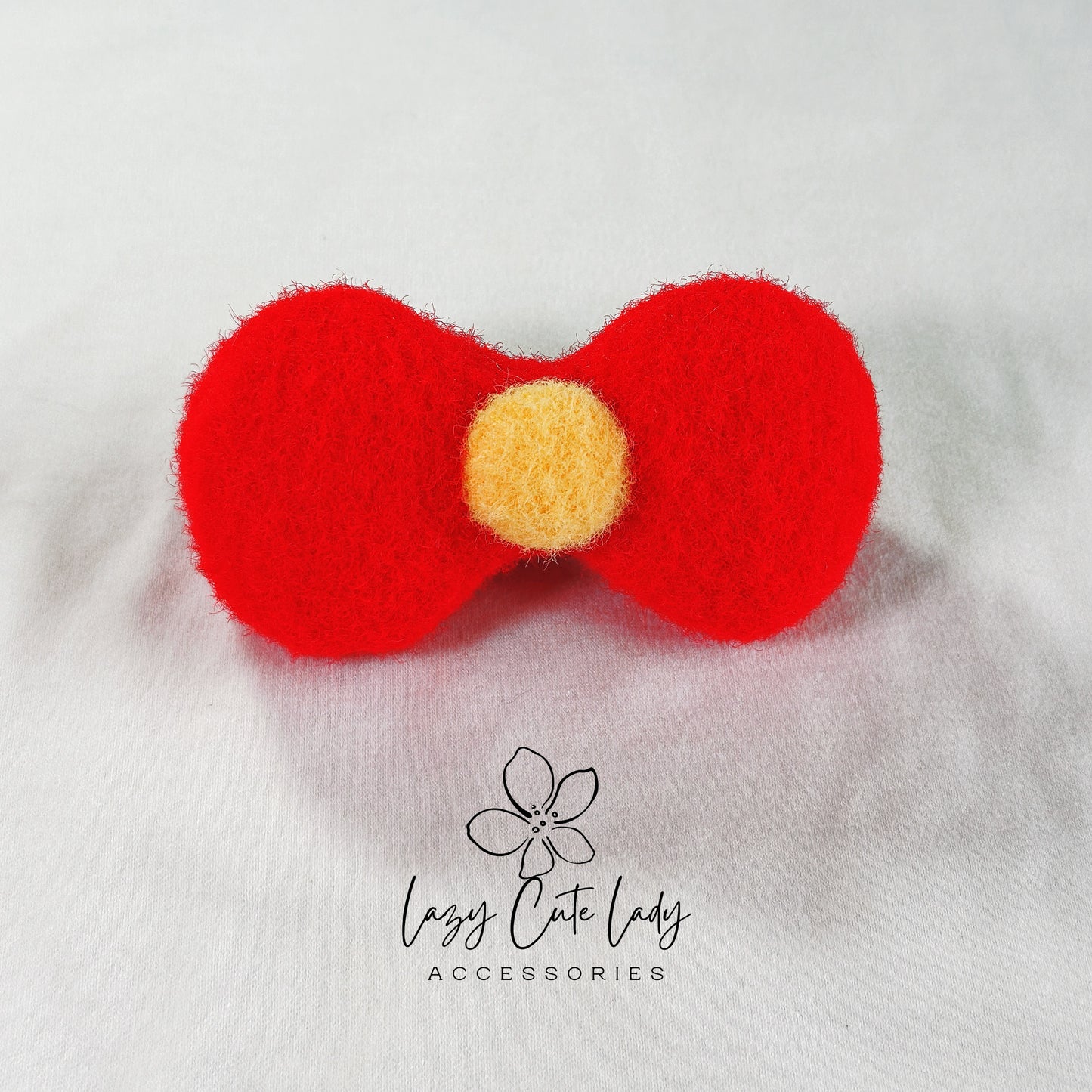 Adorable Felt Bow Hair Clip - cute Hair Accessory for girl