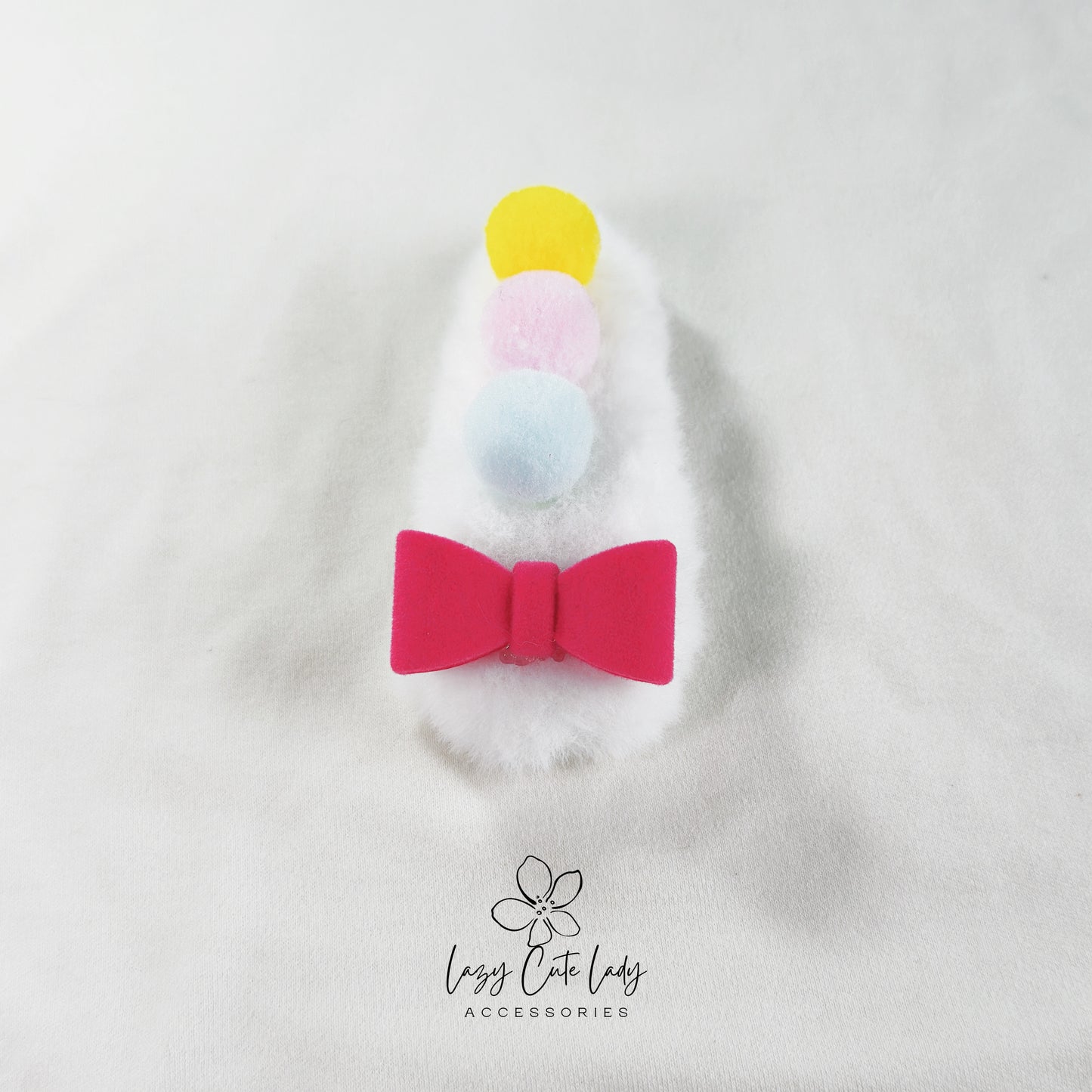 Fluffy Delights Hair Accessories Collection-Hair clips -Hair claw-Hair tie -Scrunchie-for girl for women