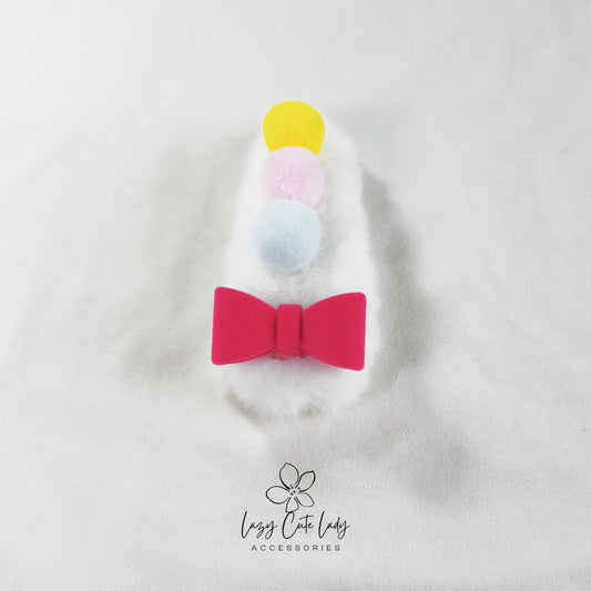 Fluffy Delights Hair Accessories Collection-Hair clips -Hair claw-Hair tie -Scrunchie-for girl for women