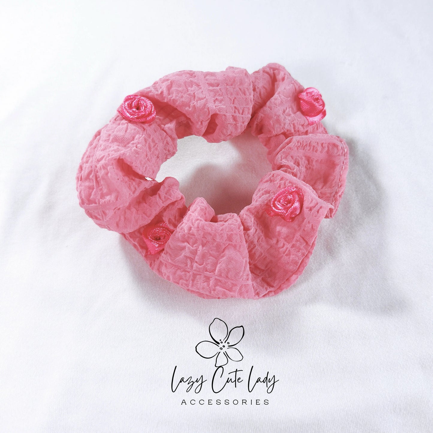 Charming Blooms Hair Scrunchies
