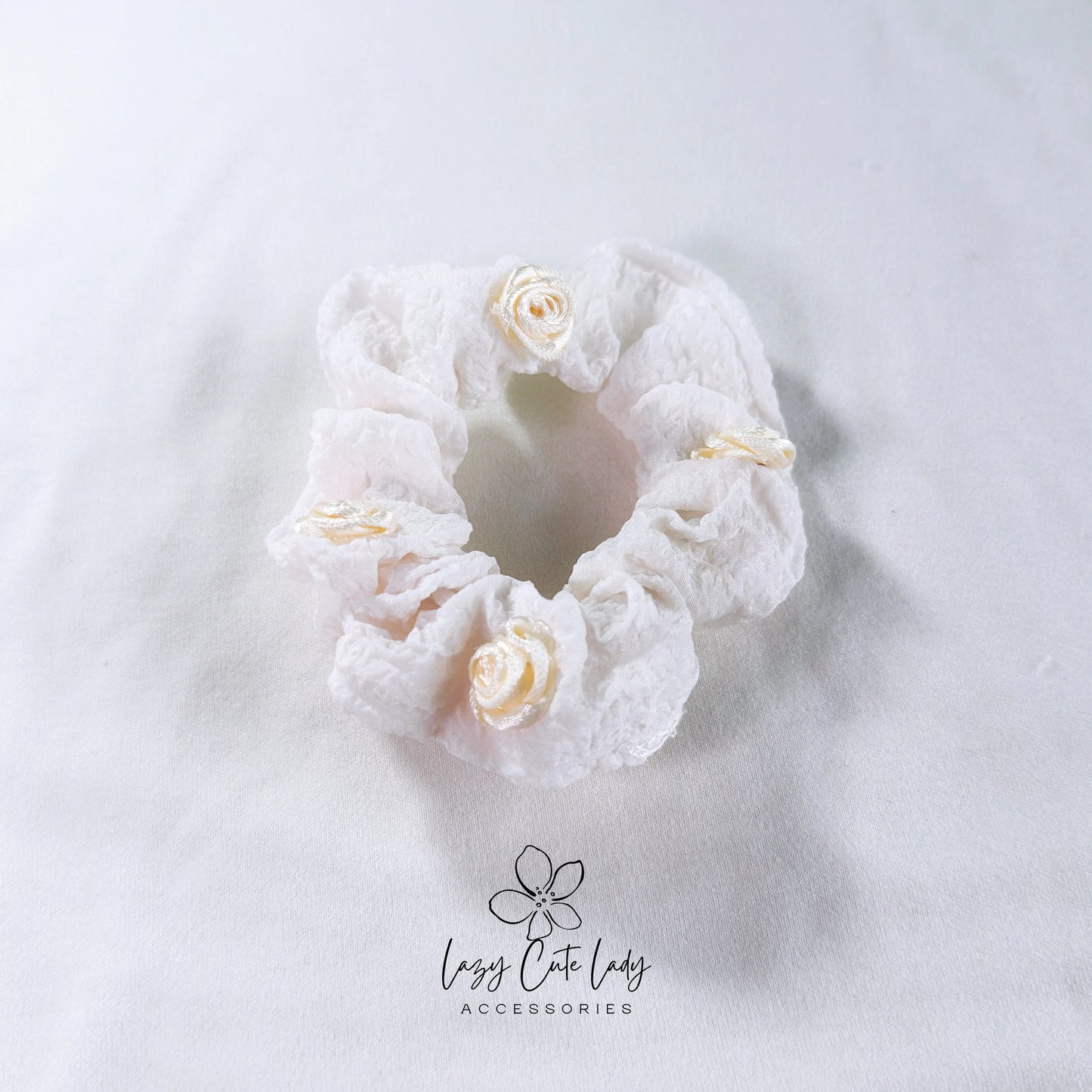 Charming Blooms Hair Scrunchies