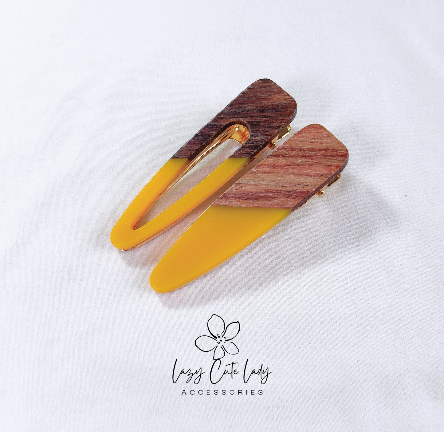 Nature-inspired Hair Clips Set