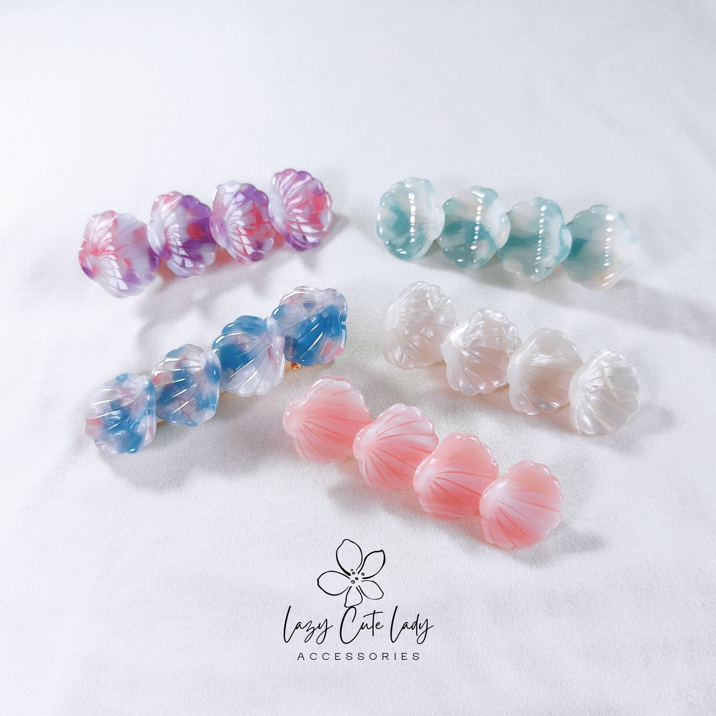 Elegant Seashell Shaped Hair Clip - Hair Accessory - Cute Hair Clips- For girl for women