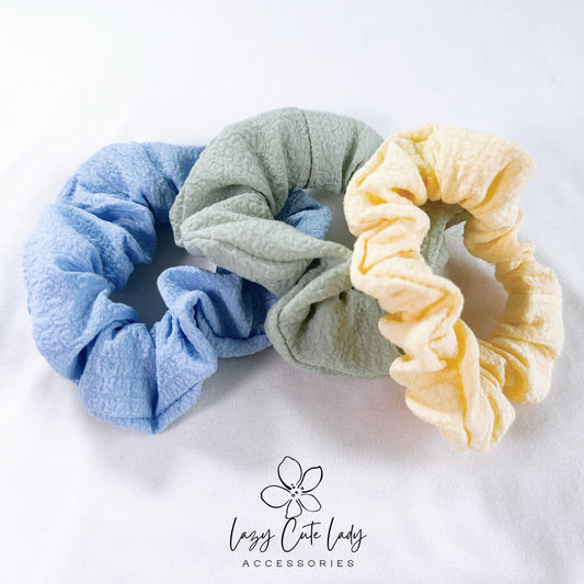 Vivid Hue Hair Scrunchies