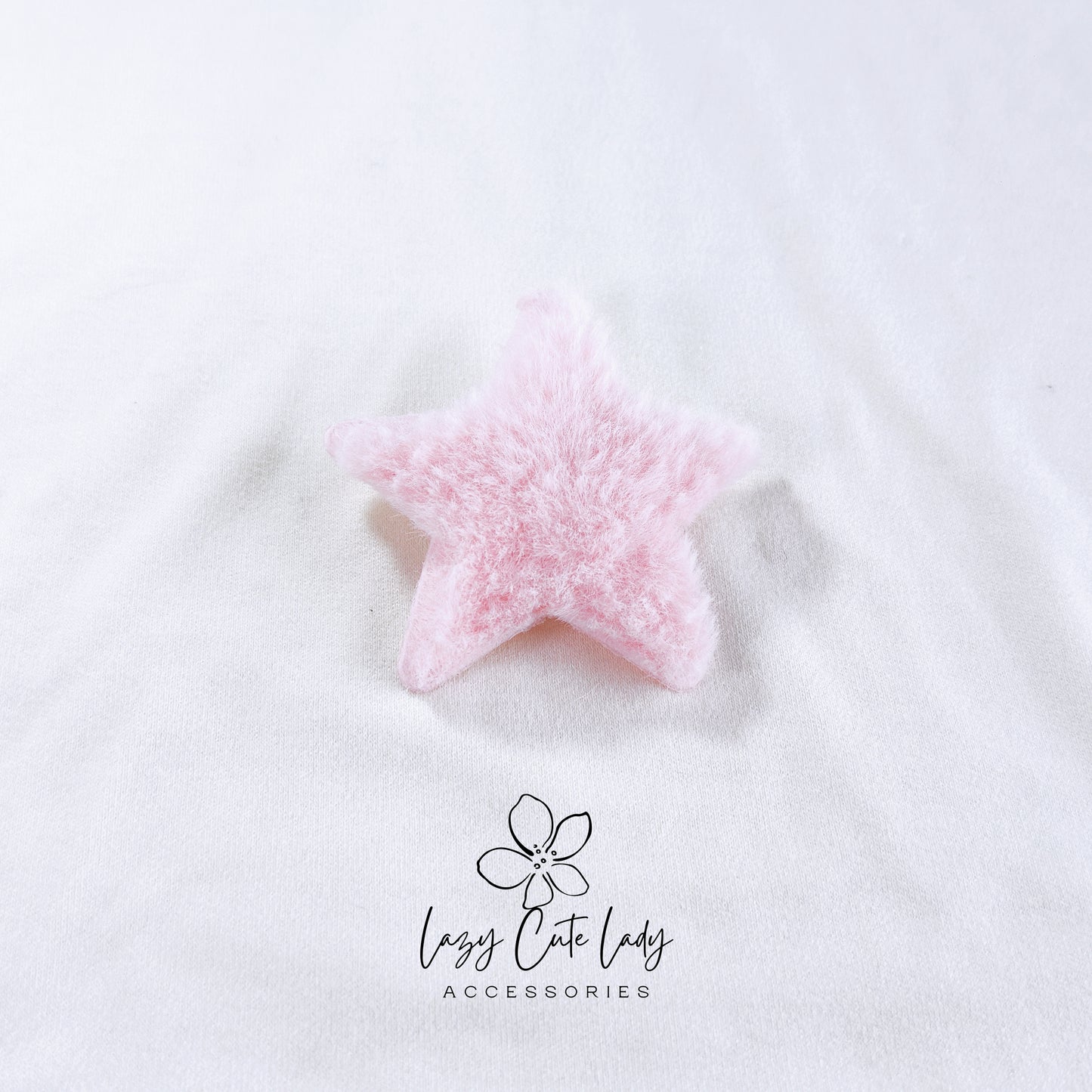 Plush Star Hair Accessories Series - Hair clips- Hair Claw - Star clips - for girl for women