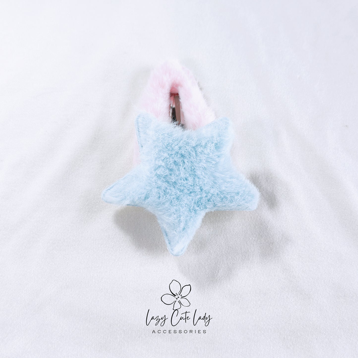 Plush Star Hair Accessories Series - Hair clips- Hair Claw - Star clips - for girl for women