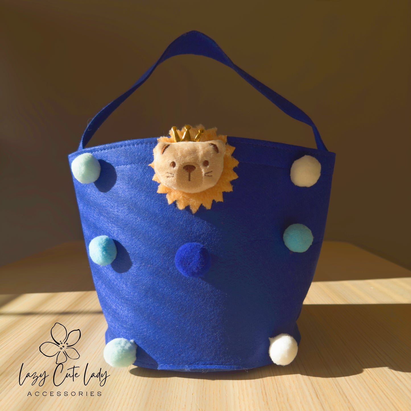 Handmade Felt Bucket Bag with Colorful Charm – Cute, Spacious, and Perfect for All Ages