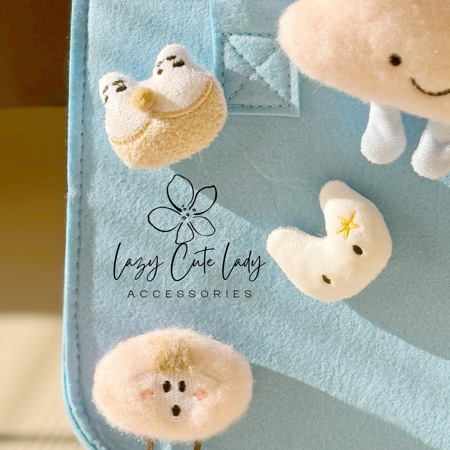 Handmade Felt Cloud Tote Bag – Adorable, Spacious, and Perfect for All Ages