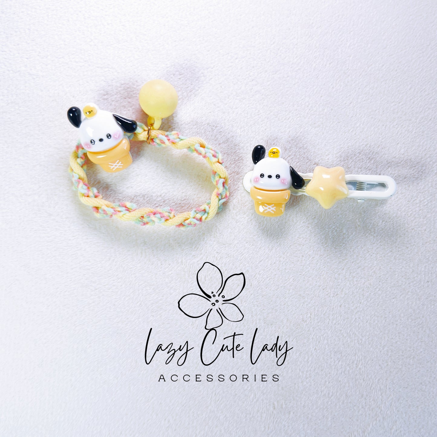Puppy & Snack Delight Hair Accessories