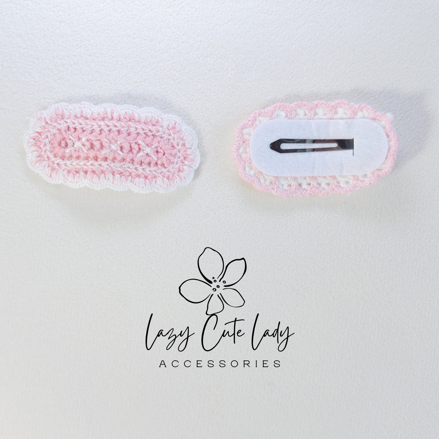 Handmade Crochet Hair Clip Set – Cute & Colorful Knitted Hair Accessories