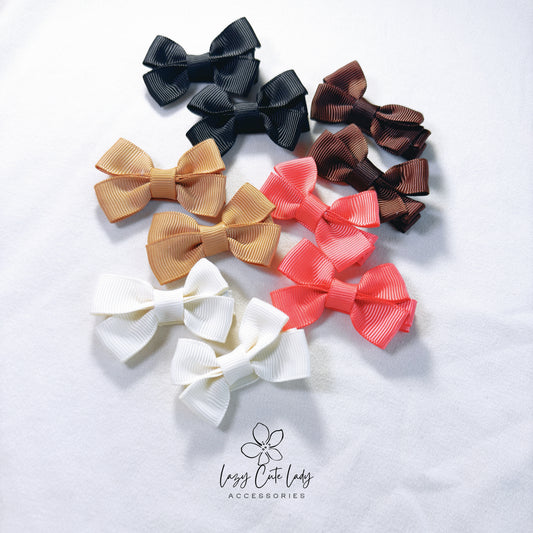 Mini Bow Hair Clips Set – Cute and Versatile Hair Accessory(2 Inches)