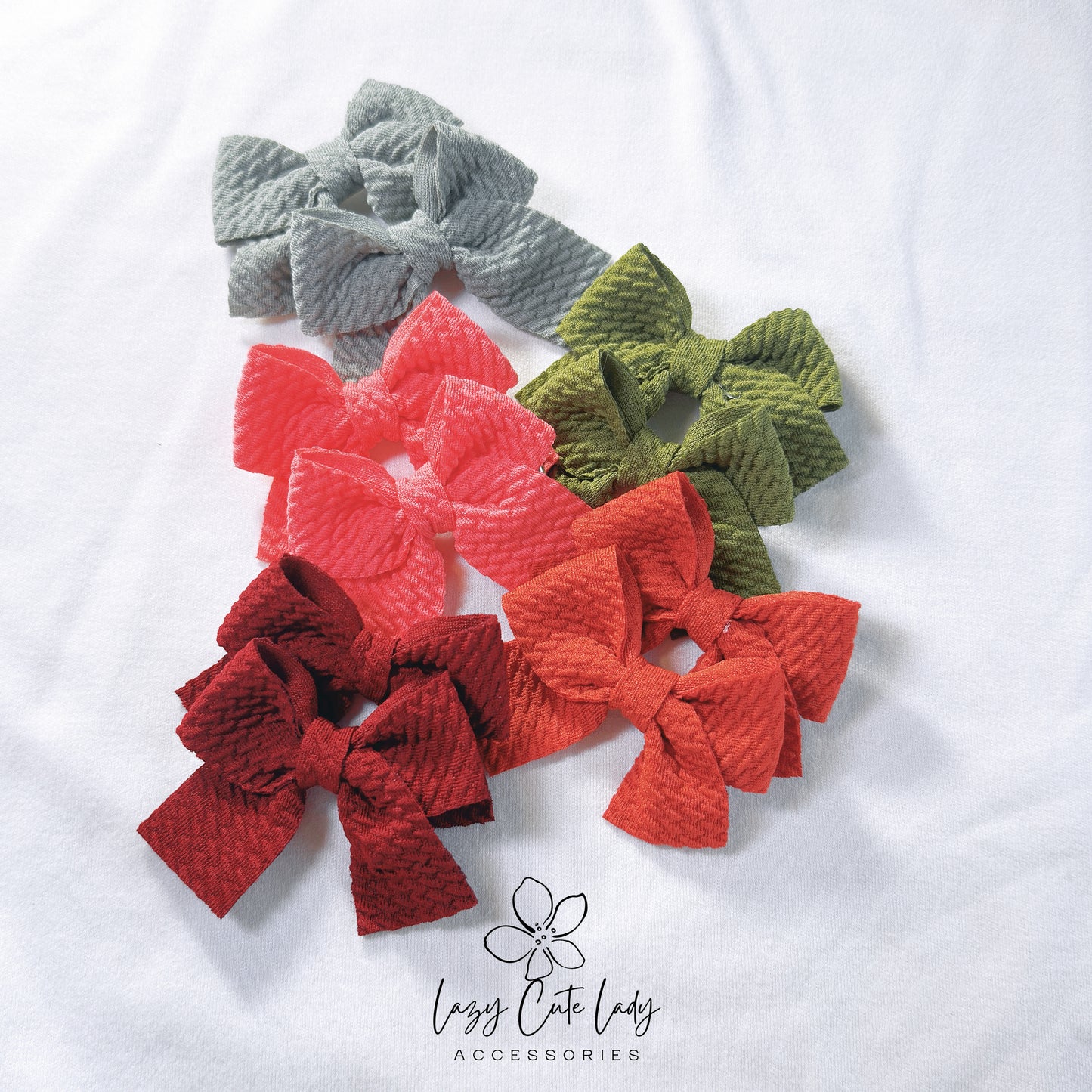 Mini Bow Hair Clips Set – Cute and Versatile - Baby Hair Accessory - Hair Bow for girls- Colorful Hair Bow