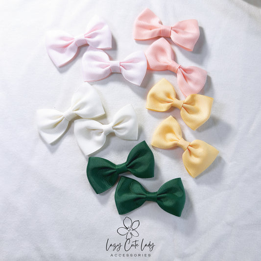 Mini Bow Hair Clips Set – Cute and Versatile Hair Accessory
