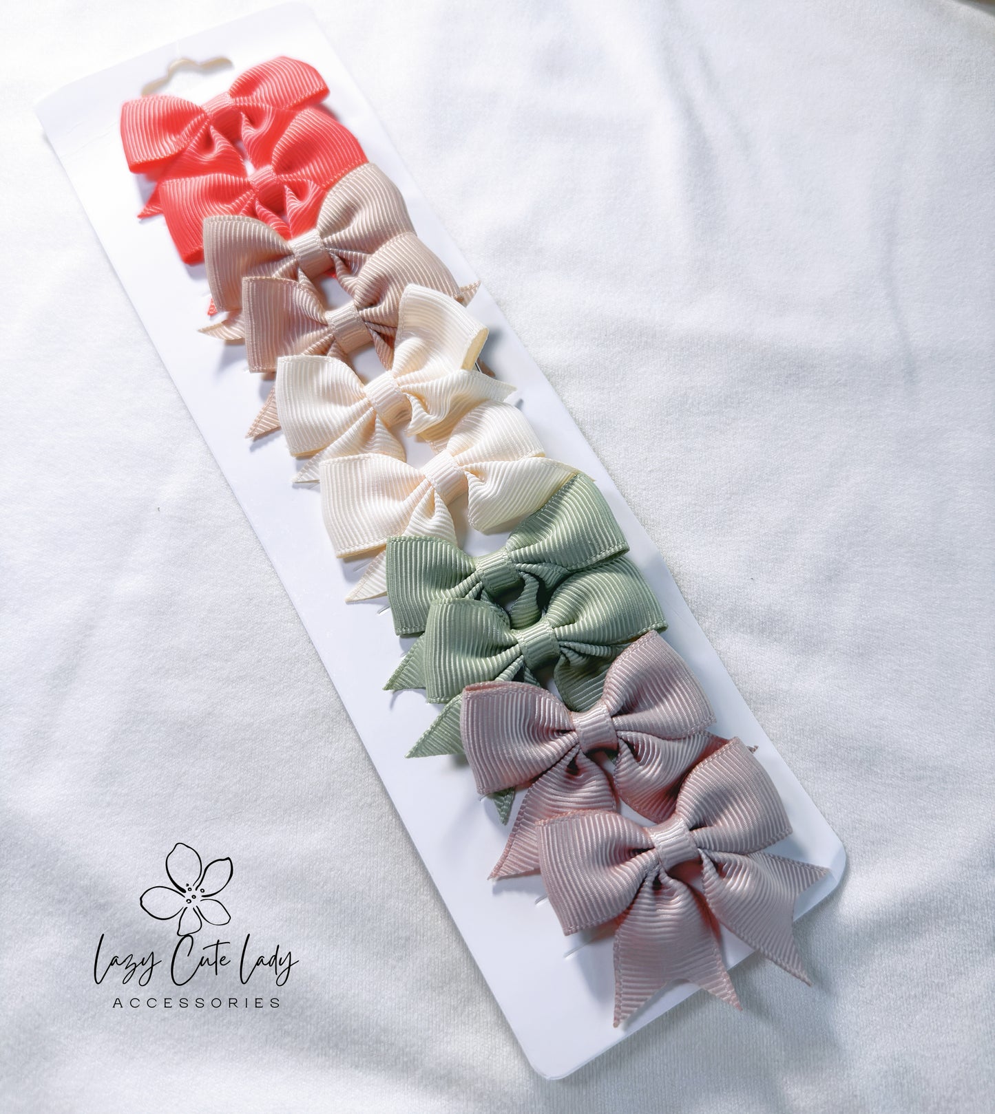 Mini Bow Hair Clips Set – Cute and Versatile - Baby Hair Accessory- 15 different colors