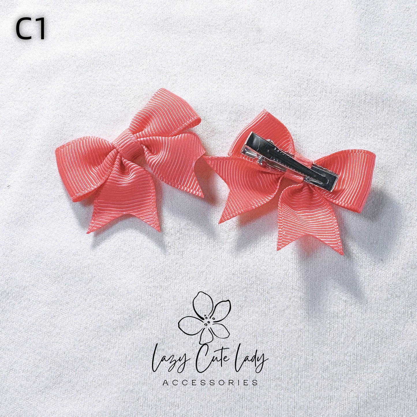 Mini Bow Hair Clips Set – Cute and Versatile - Baby Hair Accessory- 15 different colors