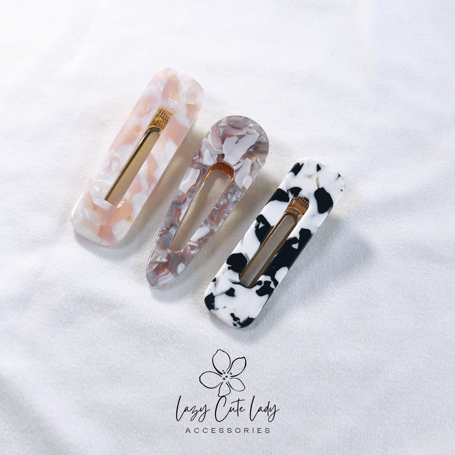 Eco-Friendly Acetate Hair Clip – Sustainable and Stylish Hair Accessory- for girl for women