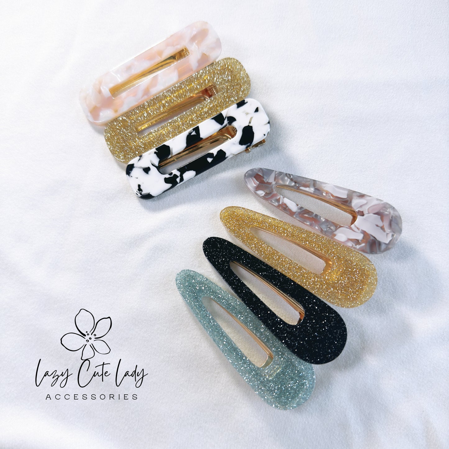 Eco-Friendly Acetate Hair Clip – Sustainable and Stylish Hair Accessory- for girl for women