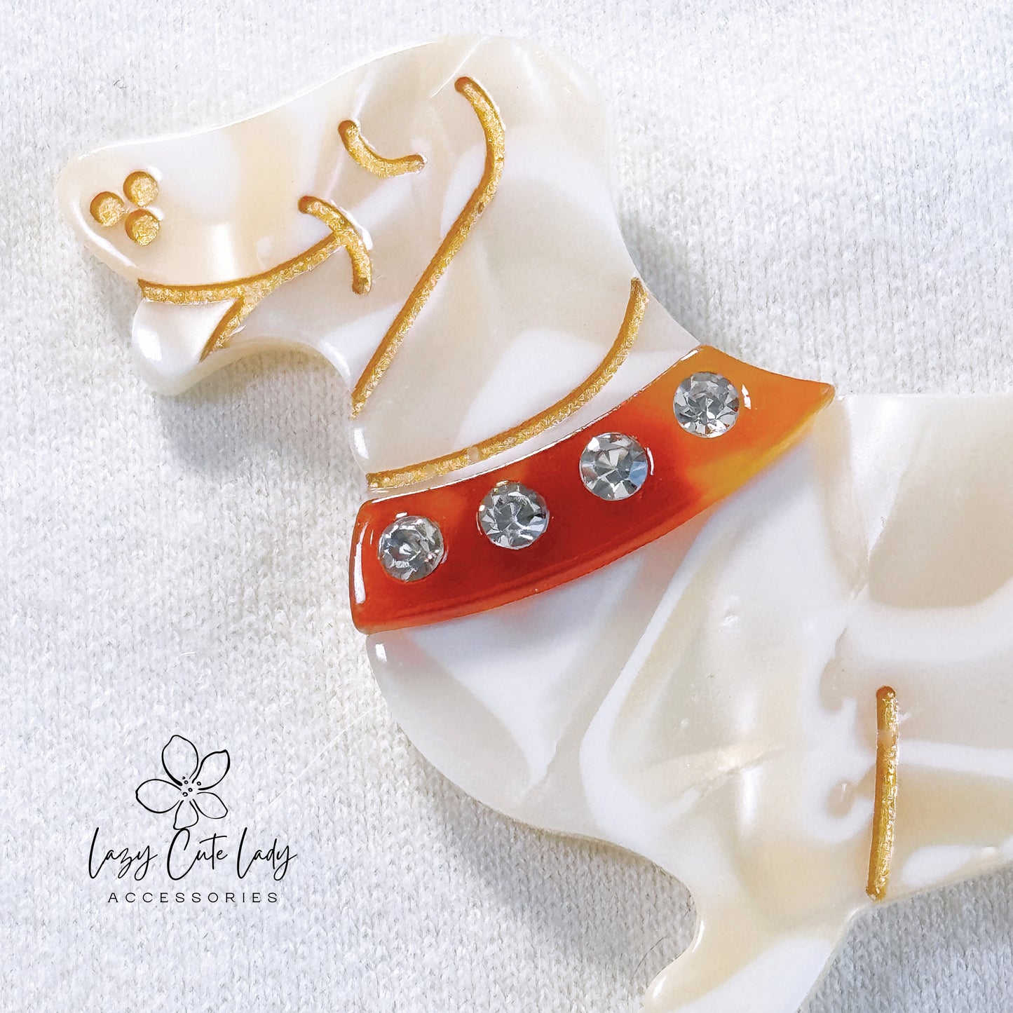 Adorable Dachshund-Shaped Hair Clip – Fashionable and Playful Accessory-Cute Dog HairClips