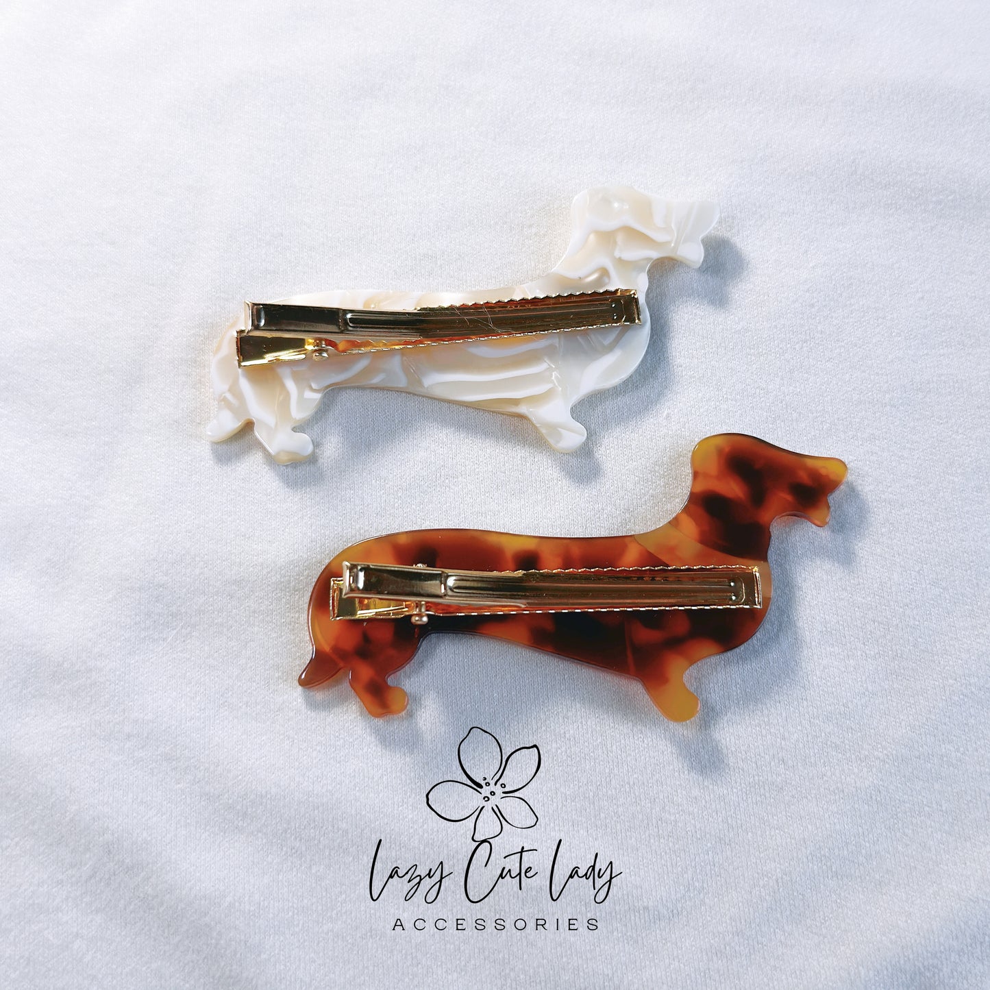 Adorable Dachshund-Shaped Hair Clip – Fashionable and Playful Accessory-Cute Dog HairClips