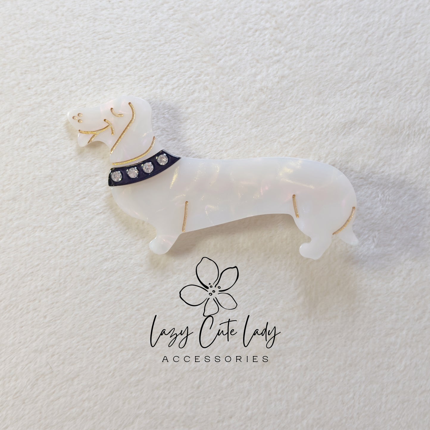 Adorable Dachshund-Shaped Hair Clip – Fashionable and Playful Accessory-Cute Dog HairClips