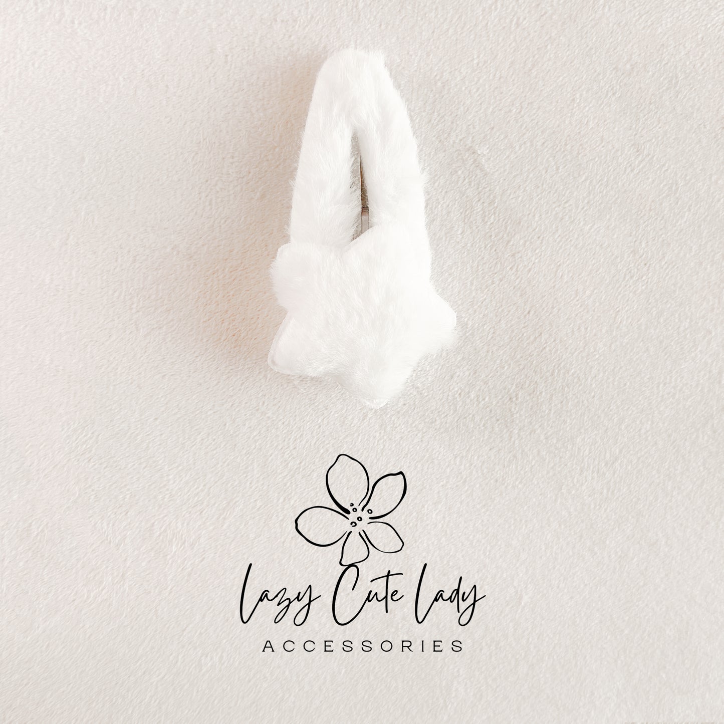 Plush Star Hair Accessories Series - Hair clips- Hair Claw - Star clips - for girl for women