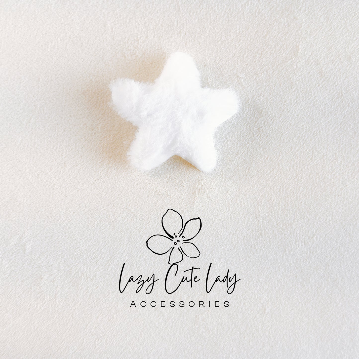 Plush Star Hair Accessories Series - Hair clips- Hair Claw - Star clips - for girl for women