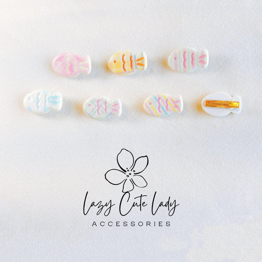 Colorful Candy-Inspired Fish Hair Clips – Cute Mini Hair Accessories for All Ages
