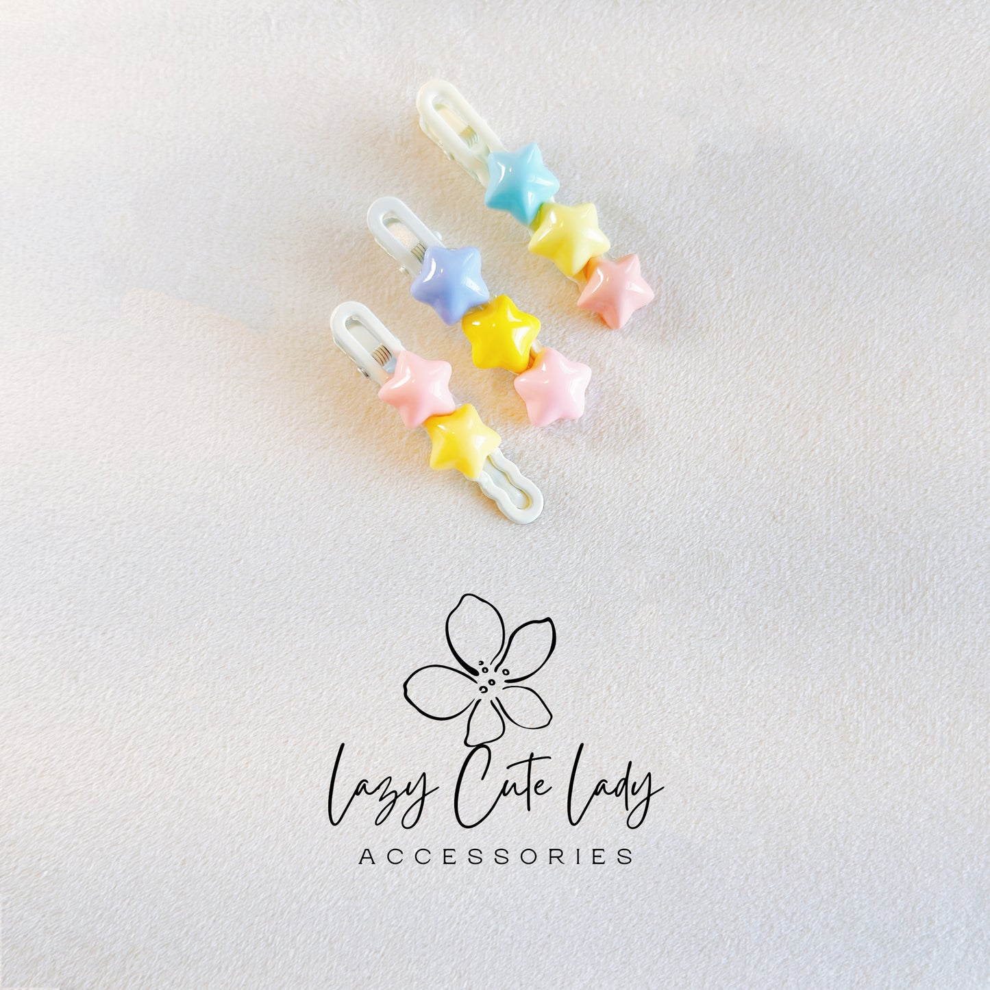 Kawaii Star Hair Clip Collection – Pastel & Jelly Barrettes for Babies, Kids & Cute Girls