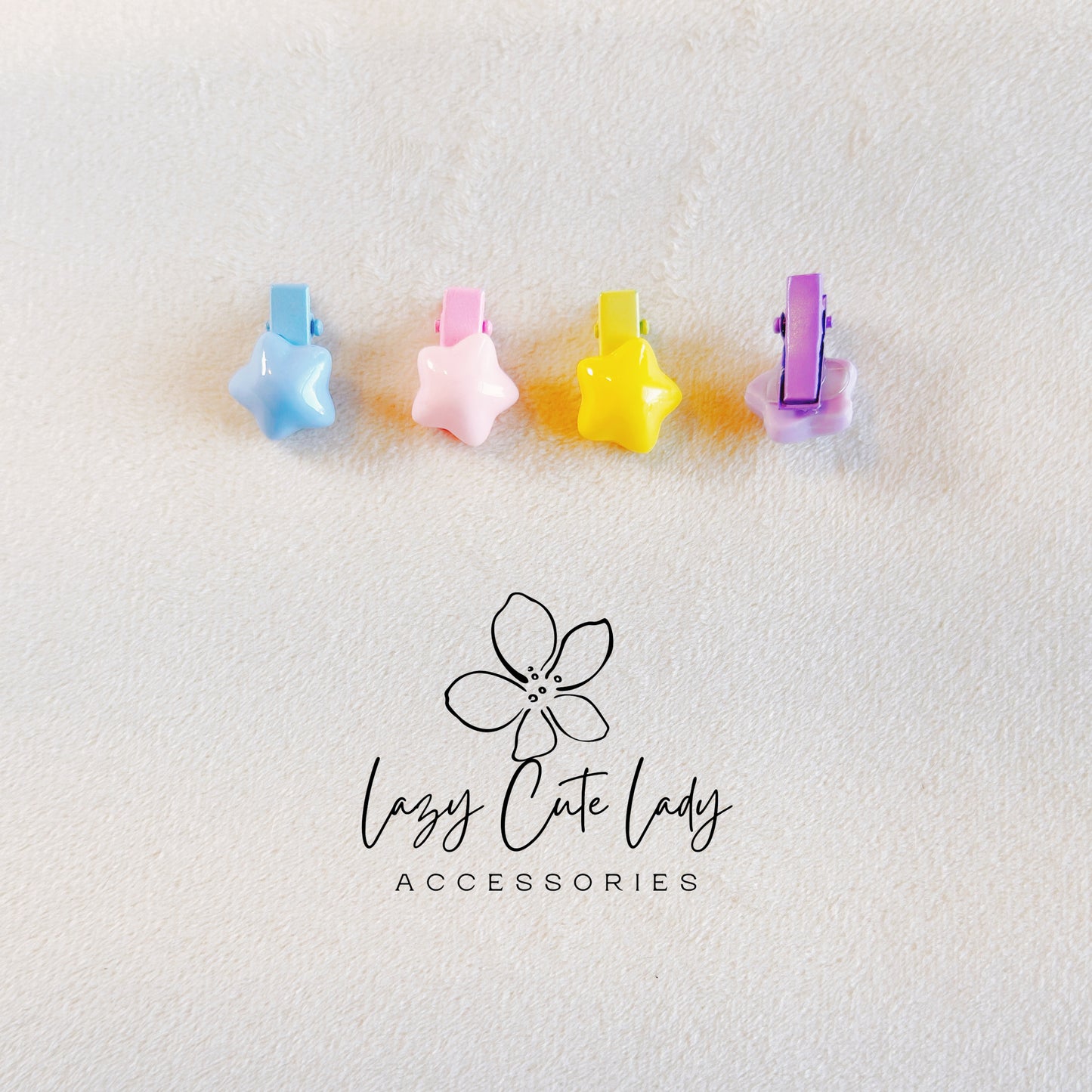 Kawaii Star Hair Clip Collection – Pastel & Jelly Barrettes for Babies, Kids & Cute Girls