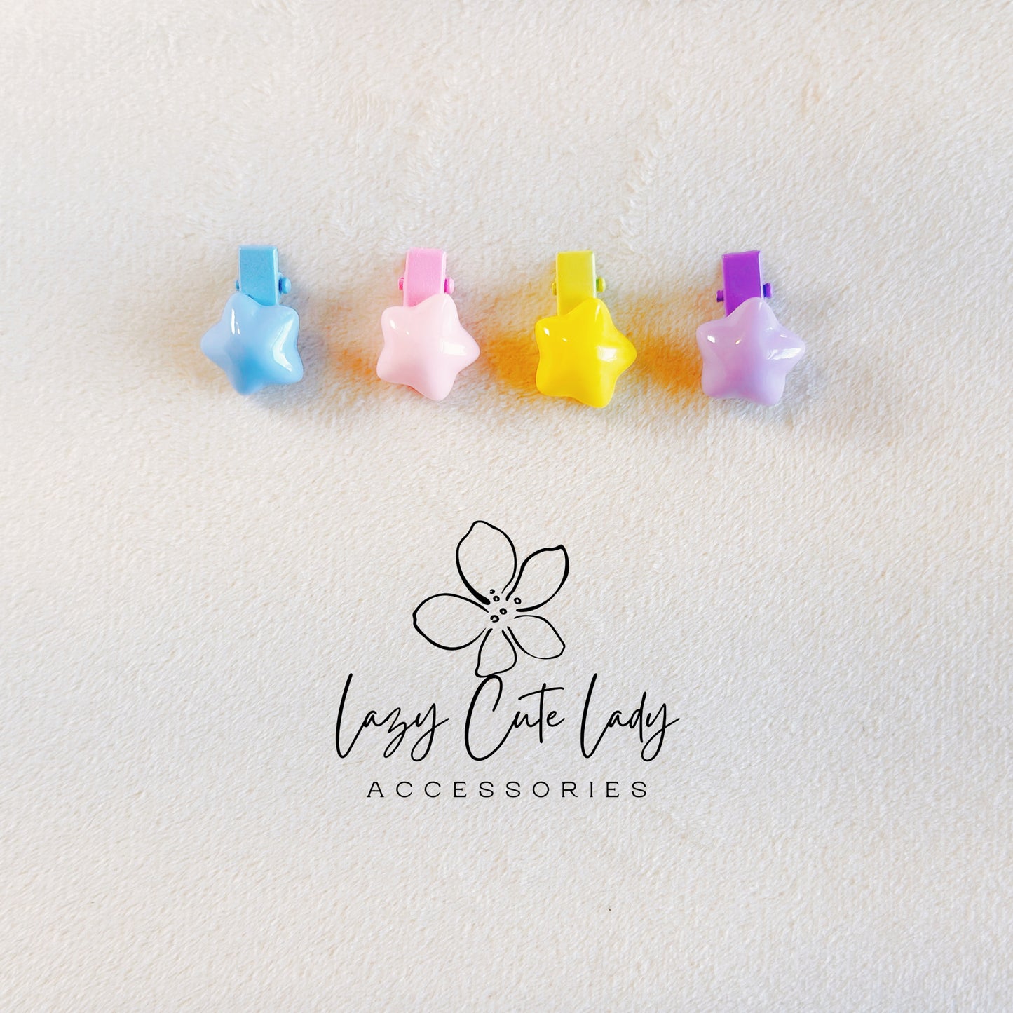 Kawaii Star Hair Clip Collection – Pastel & Jelly Barrettes for Babies, Kids & Cute Girls