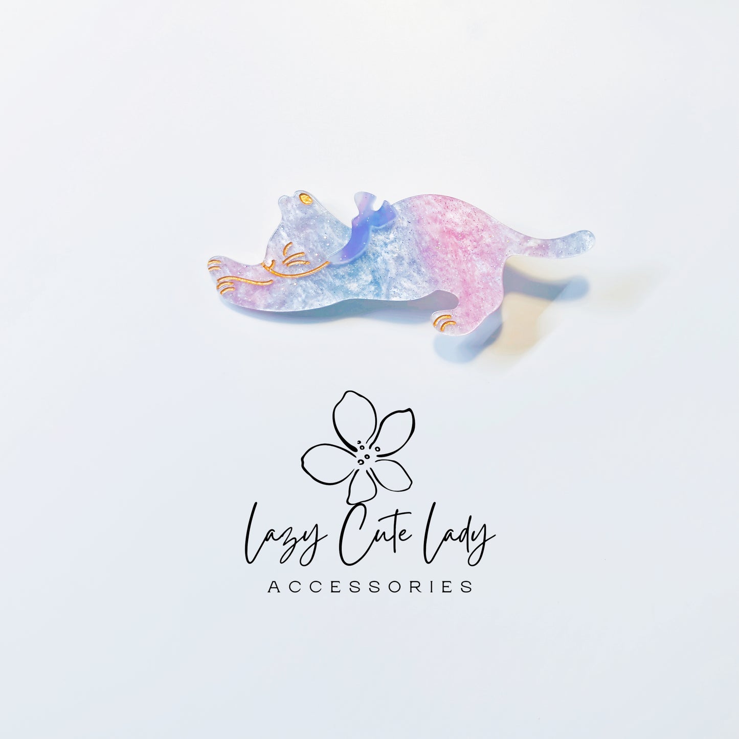 Adorable Cat Stretch Hair Clip - Cute Hair Accessory