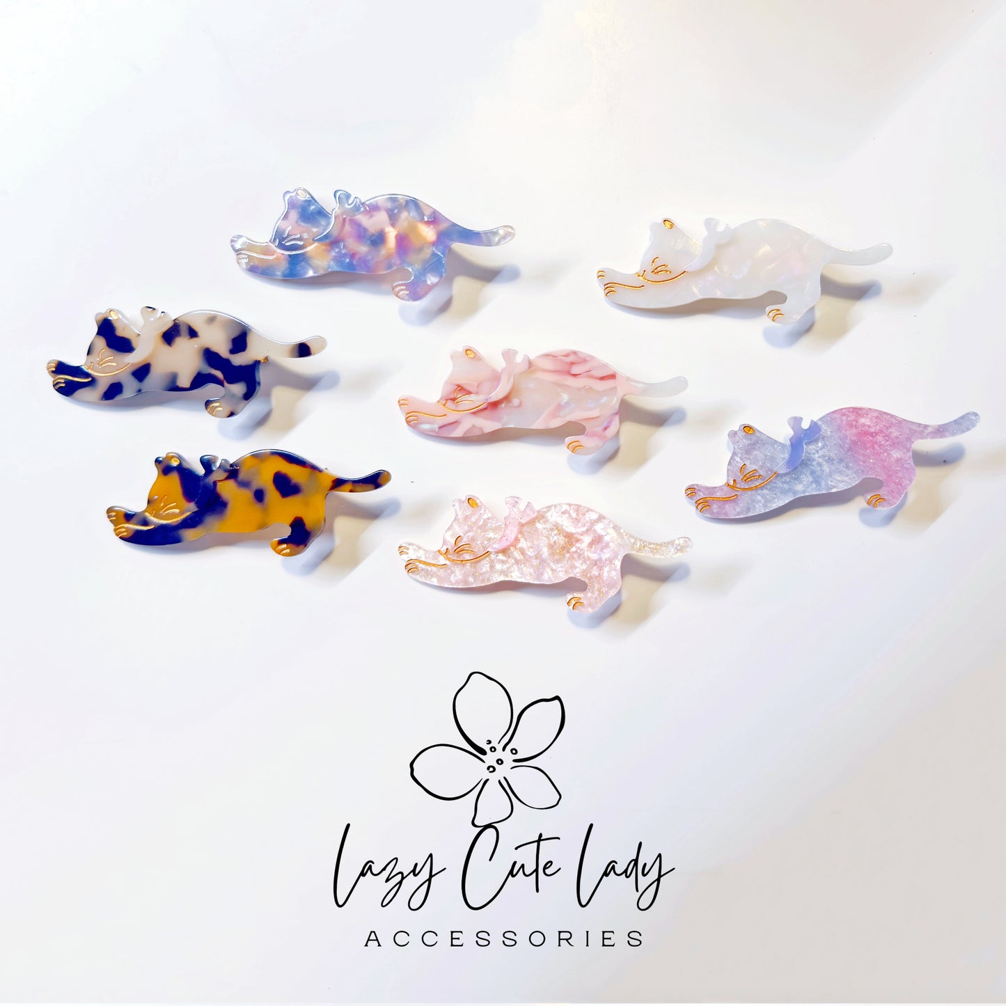 Adorable Cat Stretch Hair Clip - Cute Hair Accessory