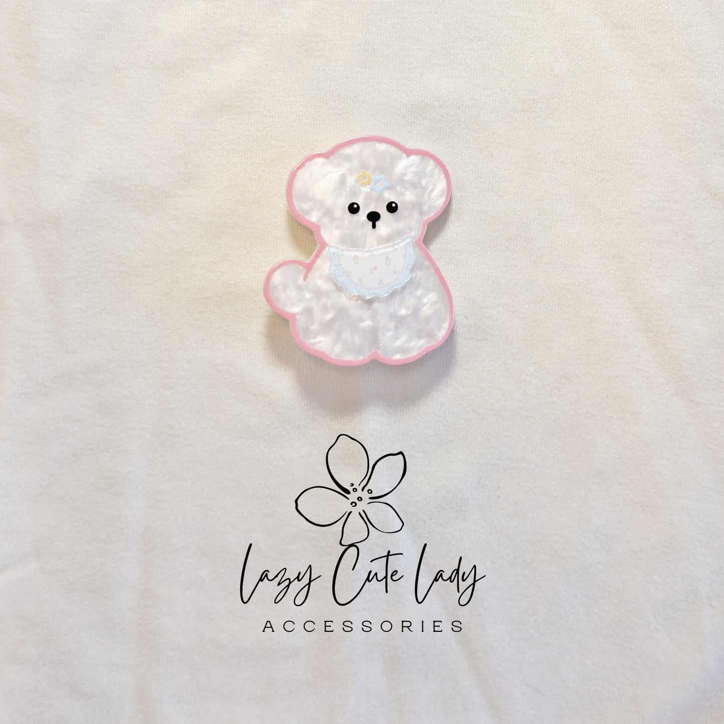 Acrylic Animal Friends Hair Clips – Shiny Cartoon Puppy & Kitty Barrettes | 6 Styles