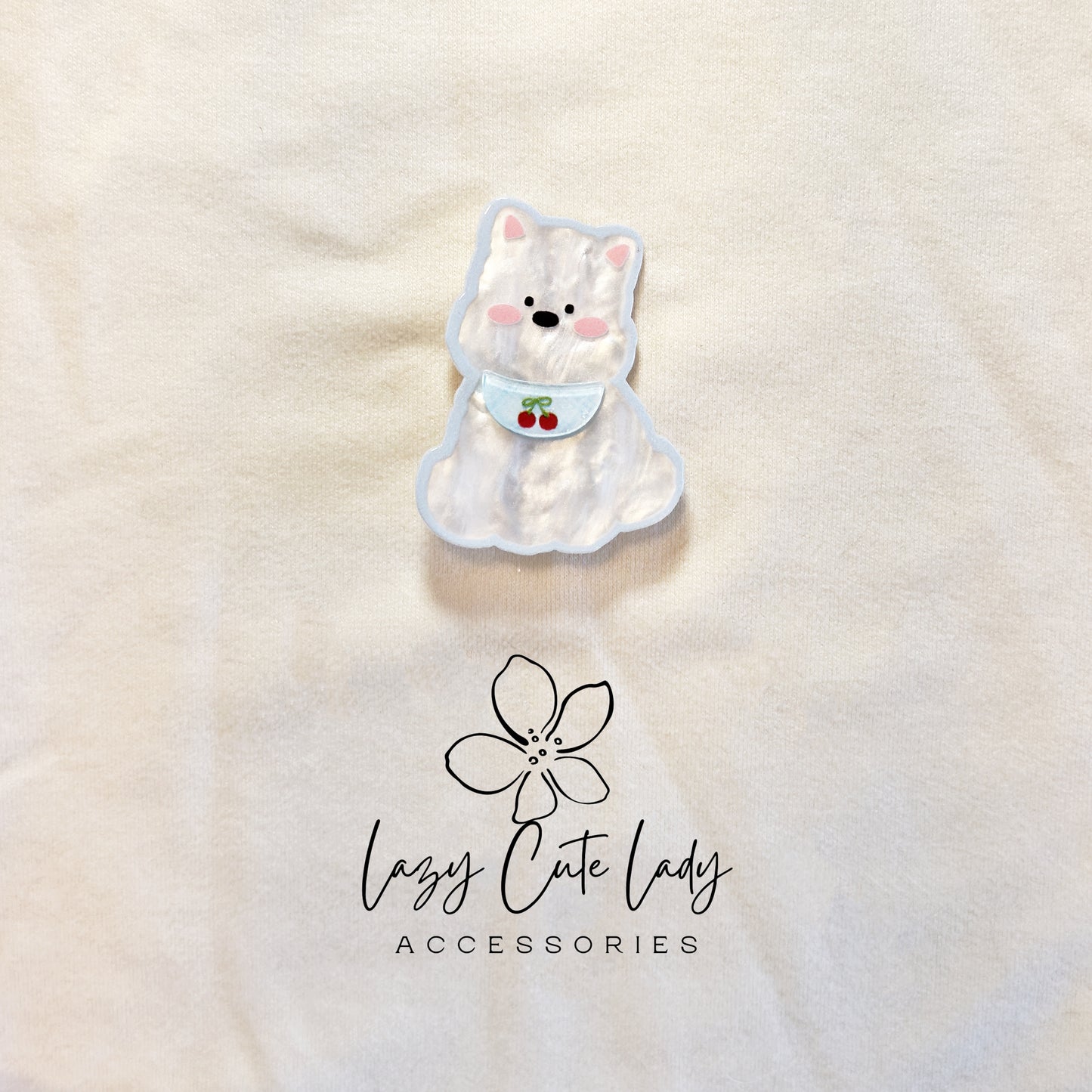 Acrylic Animal Friends Hair Clips – Shiny Cartoon Puppy & Kitty Barrettes | 6 Styles