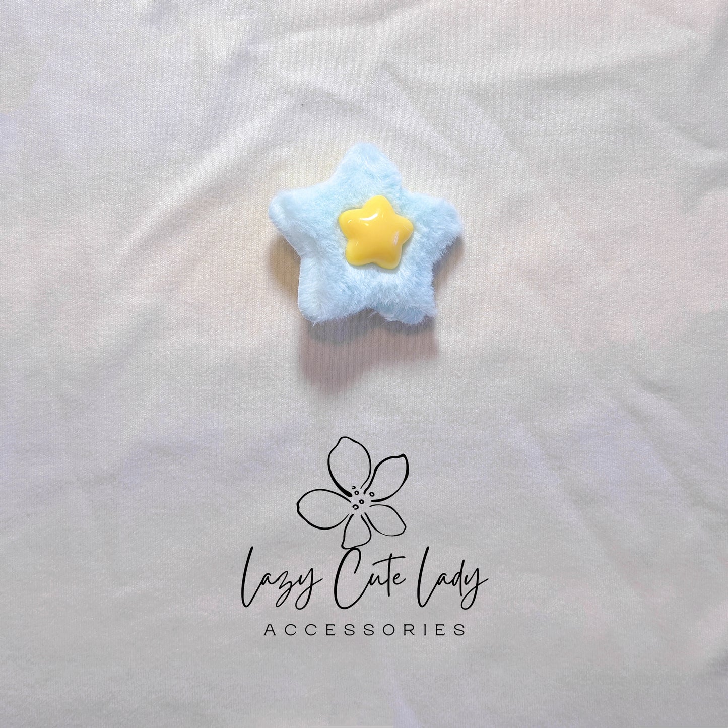 Fluffy Star Hair Clips – Colorful Plush Star Barrettes in 4 Cute Styles | Soft Hair Accessories for Girls, Toddlers & Gifting