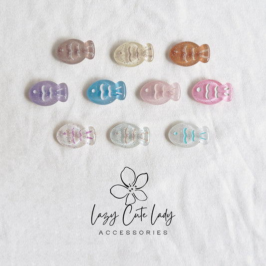 Glitter Fish Hair Clips – Cute Acrylic Barrettes for All Ages & Hairstyles
