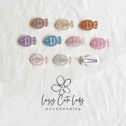 Glitter Fish Hair Clips – Cute Acrylic Barrettes for All Ages & Hairstyles