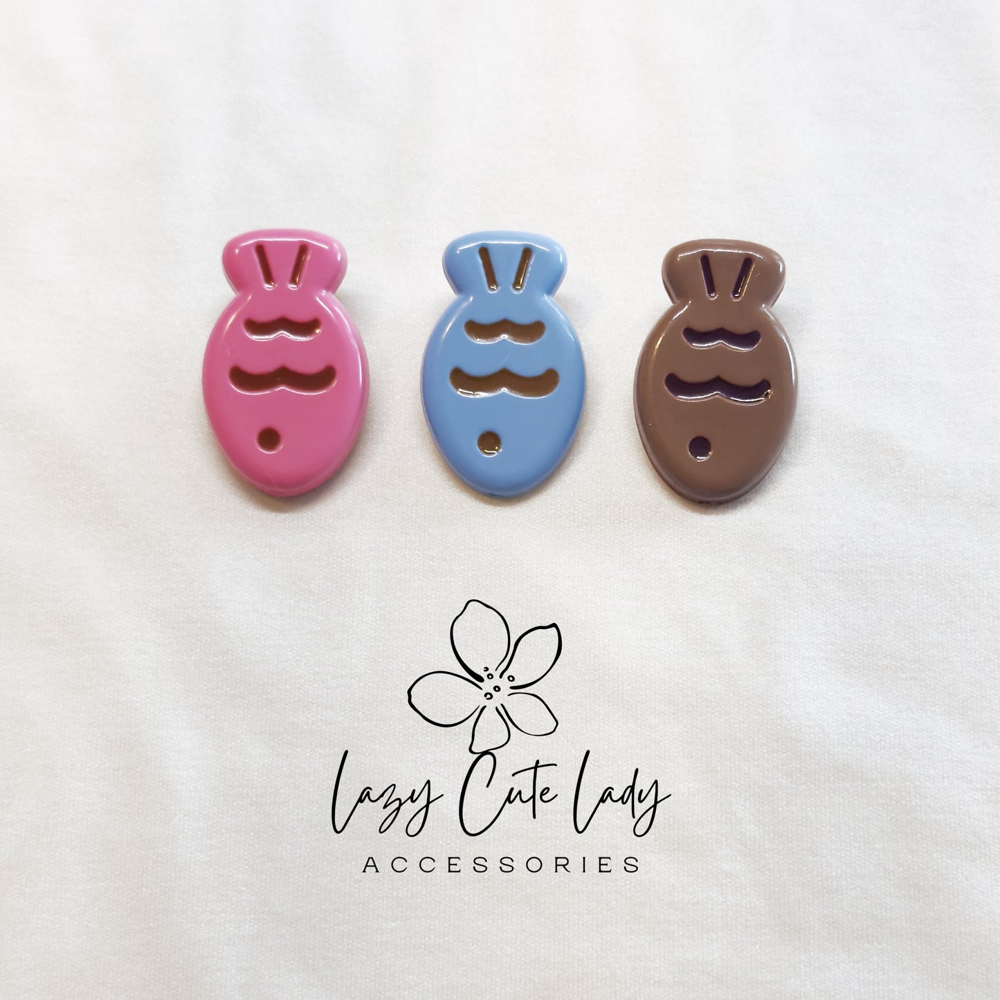 Lazy Cute Lady – Mini Fish Clip Collection- Baby hair Clips- Cute hair Clips- Gift