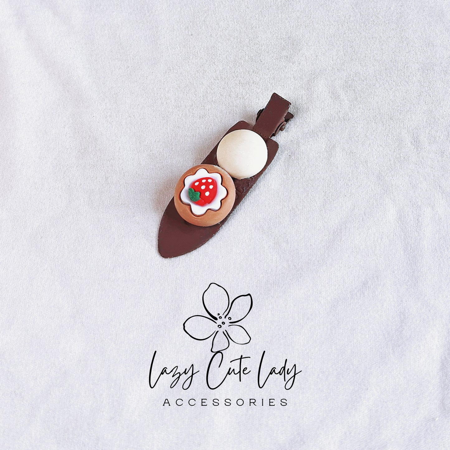 Colorful Candy and Snacks-themed Hair Clips Set