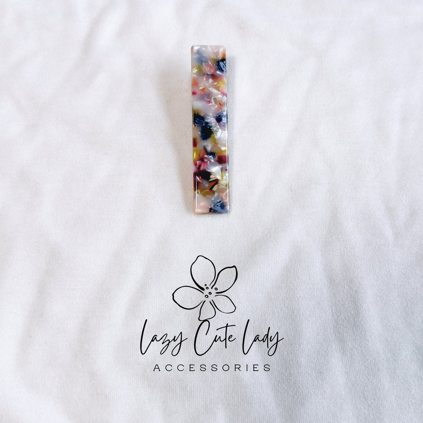 Vintage Eco-Friendly Acetate Hair Clip – Stylish and Sustainable