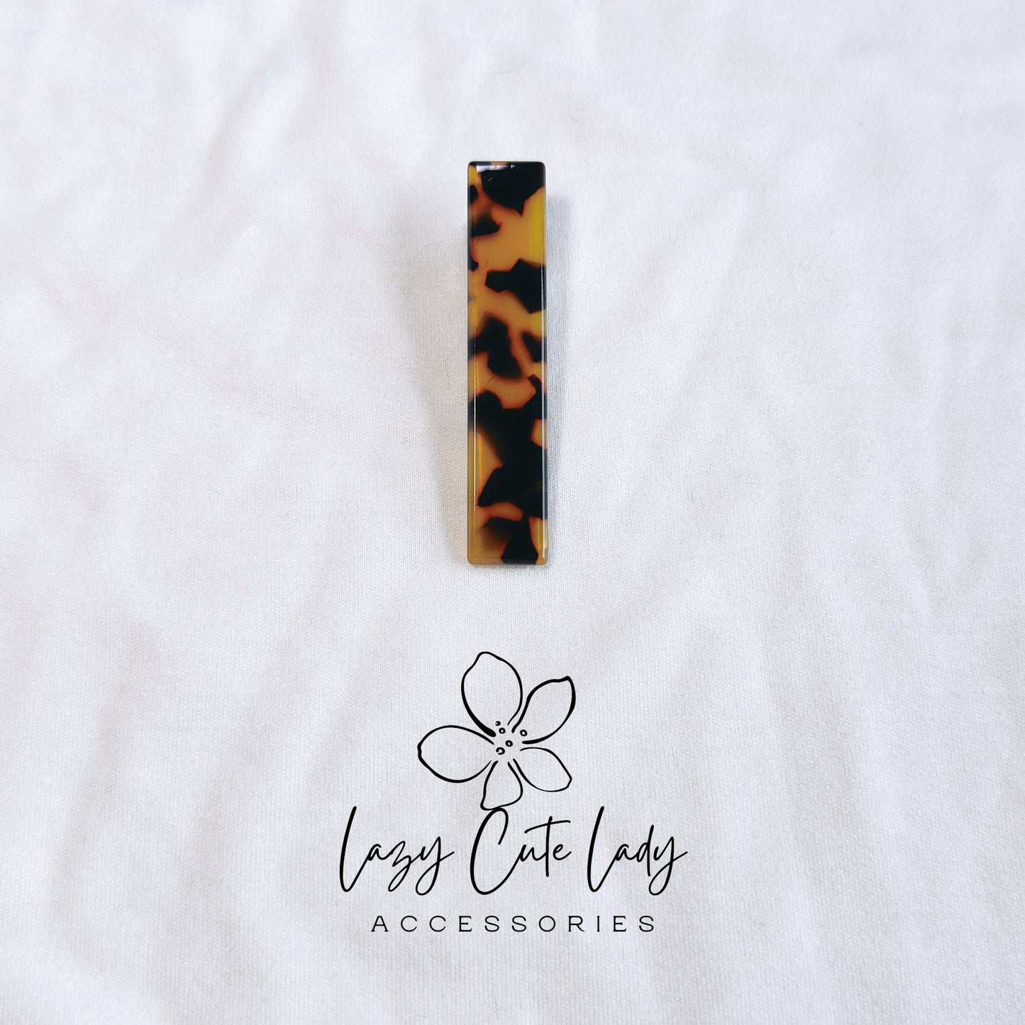 Vintage Eco-Friendly Acetate Hair Clip – Stylish and Sustainable