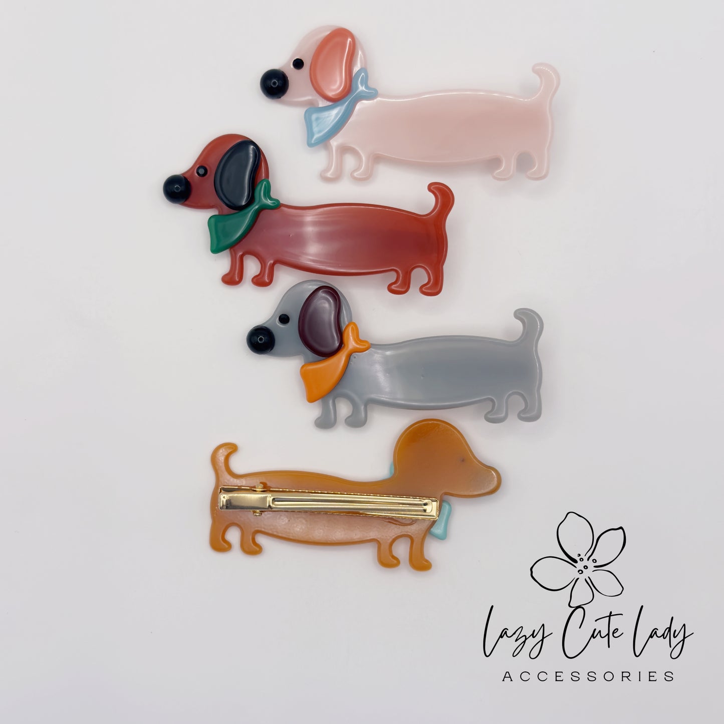 Dachshund Dog Hair Clip – Cute Sausage Dog Barrette