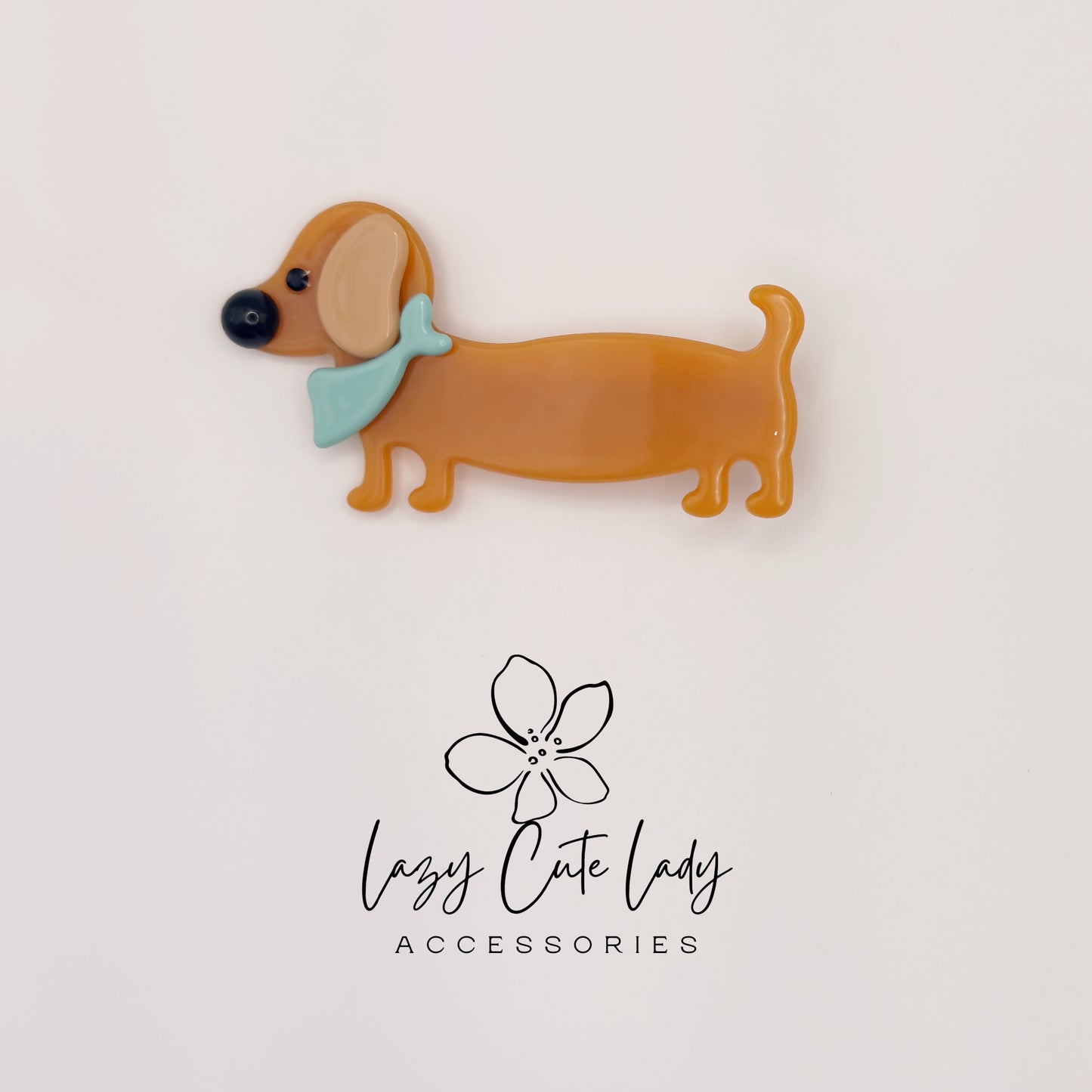 Dachshund Dog Hair Clip – Cute Sausage Dog Barrette