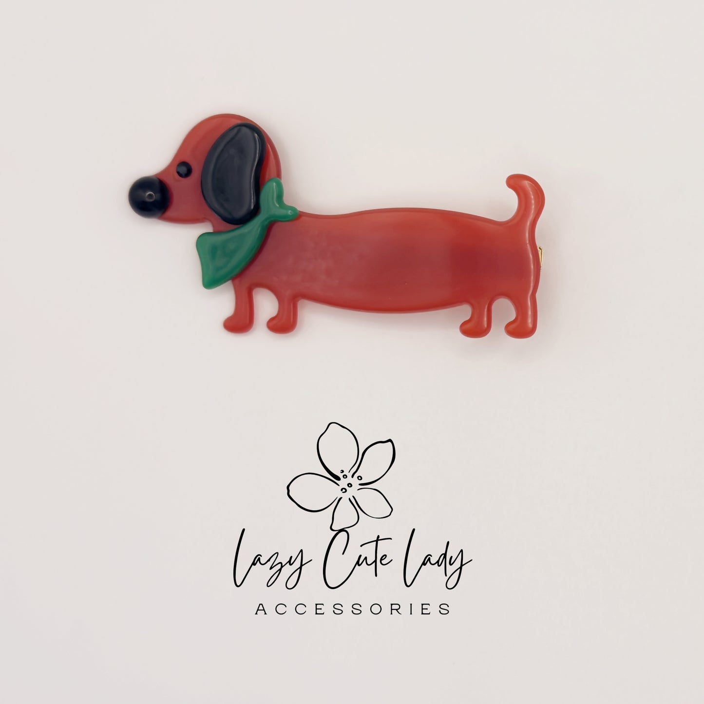 Dachshund Dog Hair Clip – Cute Sausage Dog Barrette