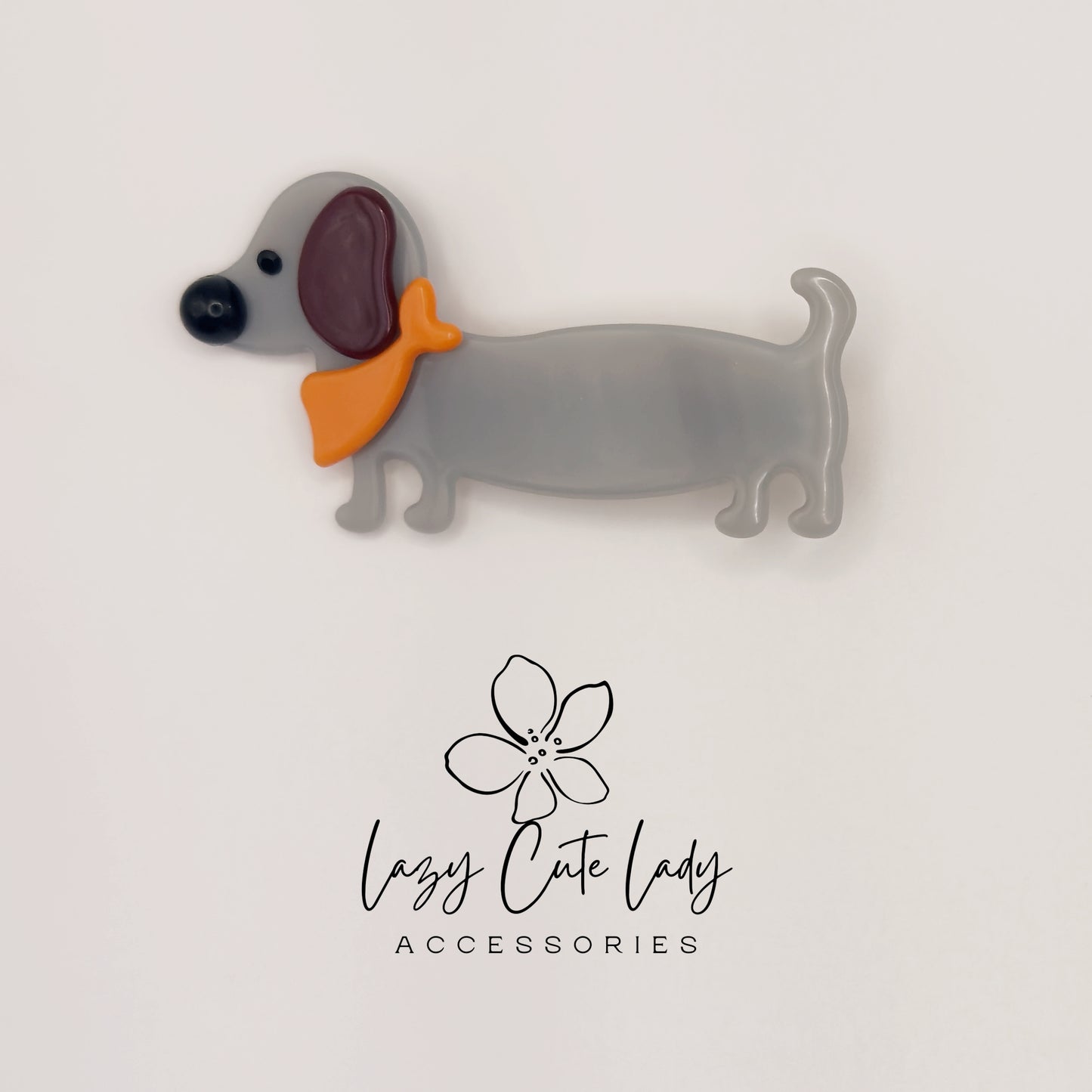 Dachshund Dog Hair Clip – Cute Sausage Dog Barrette