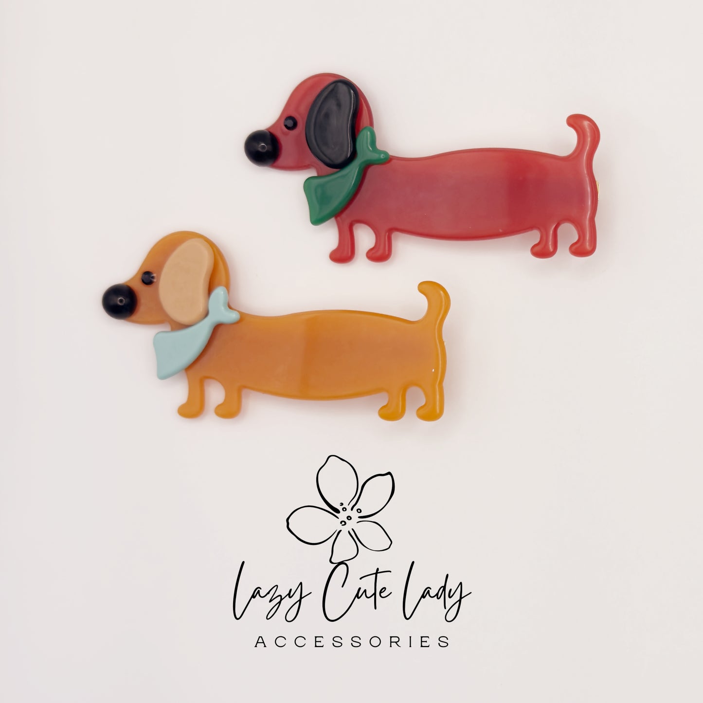 Dachshund Dog Hair Clip – Cute Sausage Dog Barrette